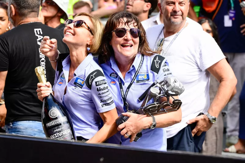 Nadia Padovani, directrice de l'équipe Gresini Racing