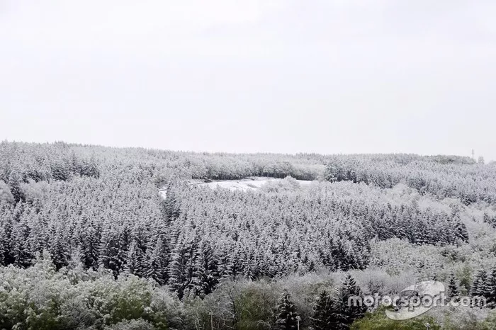 Nieve en Spa-Francorchamps
