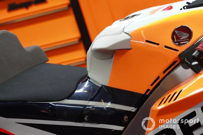 Tank am Bike von Jorge Lorenzo, Repsol Honda Team