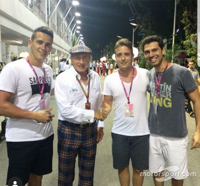 Diego Nunes, Jackie Stewart, Felipe Lapenna e Galid Osman