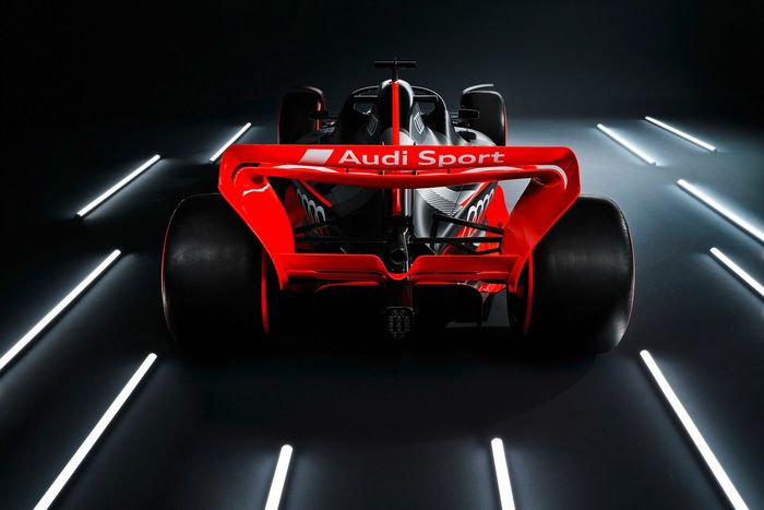 El concept de un coche de F1 que presentó Audi