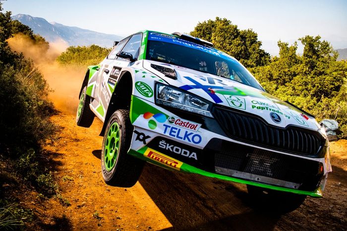 Emil Lindholm, Reeta Hamalainen, Toksport WRT Skoda Fabia Evo Rally2