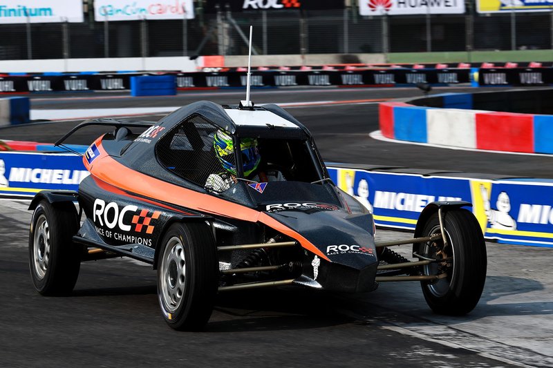 Benito Guerra driving the ROC Car