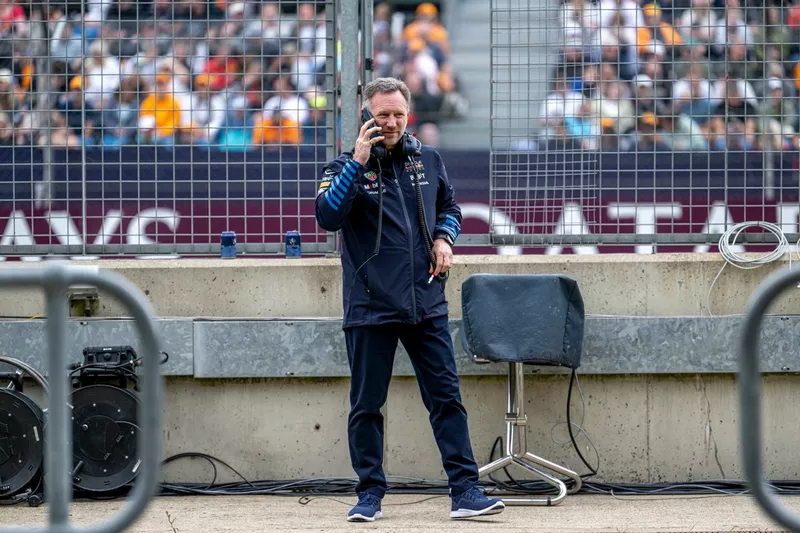 Christian Horner, directeur de l'équipe Red Bull Racing 