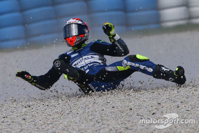 Hector Barbera, Avintia Racing crash
