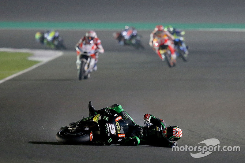 Chute de Johann Zarco, Monster Yamaha Tech 3