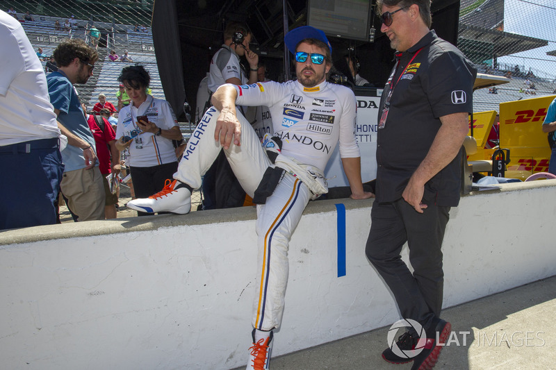 Фернандо Алонсо, Andretti Autosport Honda, із власником Майклом Андретті