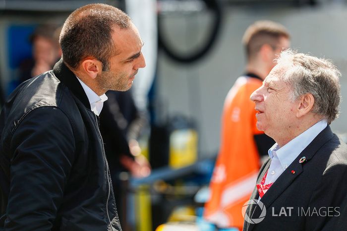 Cyril Abiteboul y Presidente de la FIA Jean Todt