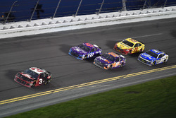 Austin Dillon, Richard Childress Racing Chevrolet Camaro, Darrell Wallace Jr., Richard Petty Motorsports Ford Fusion, Chris Buescher, JTG Daugherty Racing Chevrolet Camaro