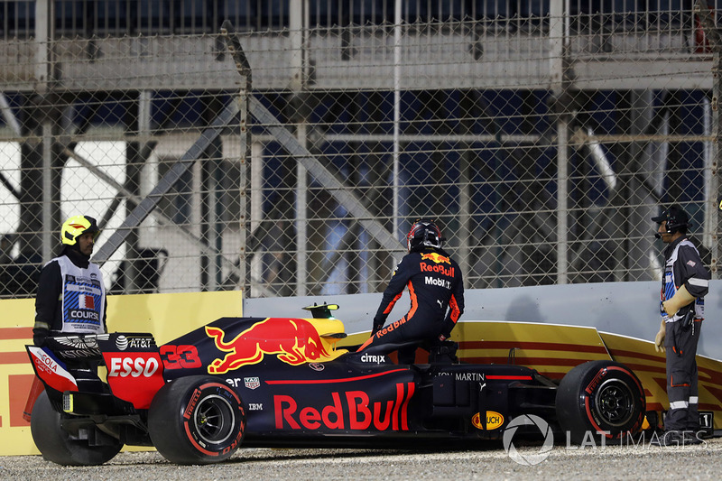 2. GP van Bahrein: Uitgevallen