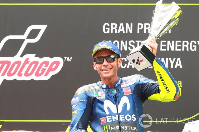 Podio: Valentino Rossi, Yamaha Factory Racing