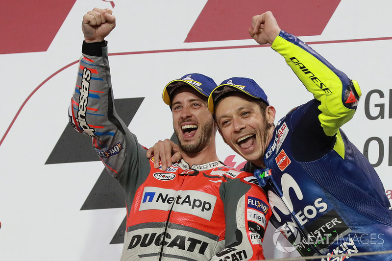 Андреа Довіціозо, Ducati Team, Валентино Россі, Yamaha Factory Racing