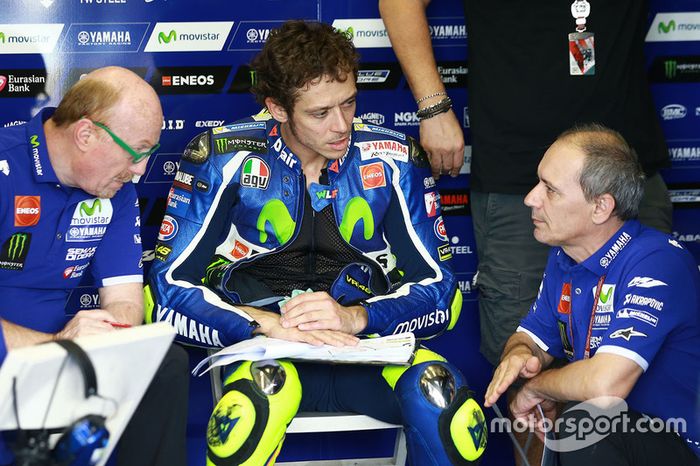Valentino Rossi, Yamaha Factory Racing con Silvano Galbusera y Luca Cadalora