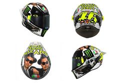 Valentino Rossi, Yamaha Factory Racing casco de los Blues Brothers 