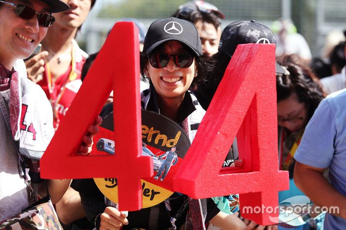 Un fan de Lewis Hamilton, Mercedes AMG F1