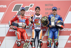 Podium: ganador, Marc Márquez, Repsol Honda Team, segundo, Andrea Dovizioso, Ducati Team, tercero, M