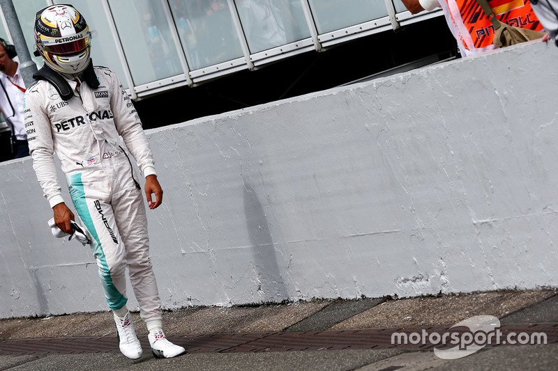 Il secondo qualificato Lewis Hamilton, Mercedes AMG F1