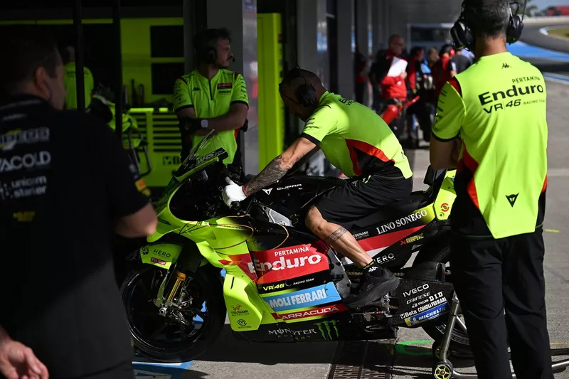 Moto de l'équipe VR46 Racing