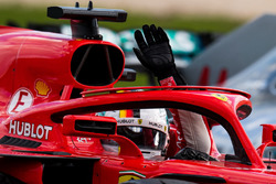 Yarış galibi Sebastian Vettel, Ferrari SF71H
