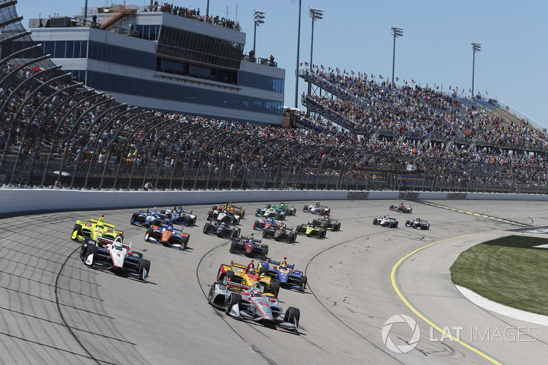 Start: Will Power, Team Penske Chevrolet líder