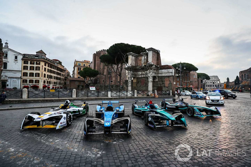 4. Formula E cars line-up