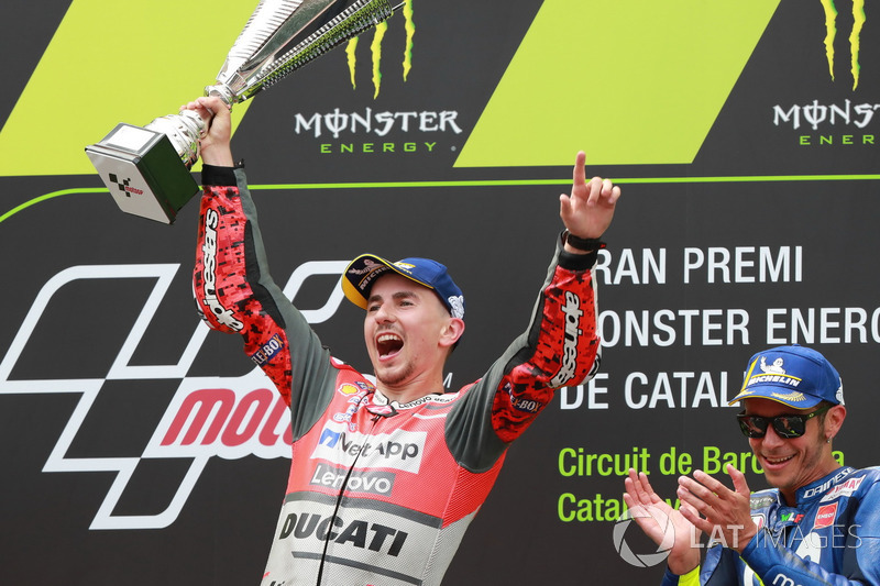 Podium: Jorge Lorenzo, Ducati Team