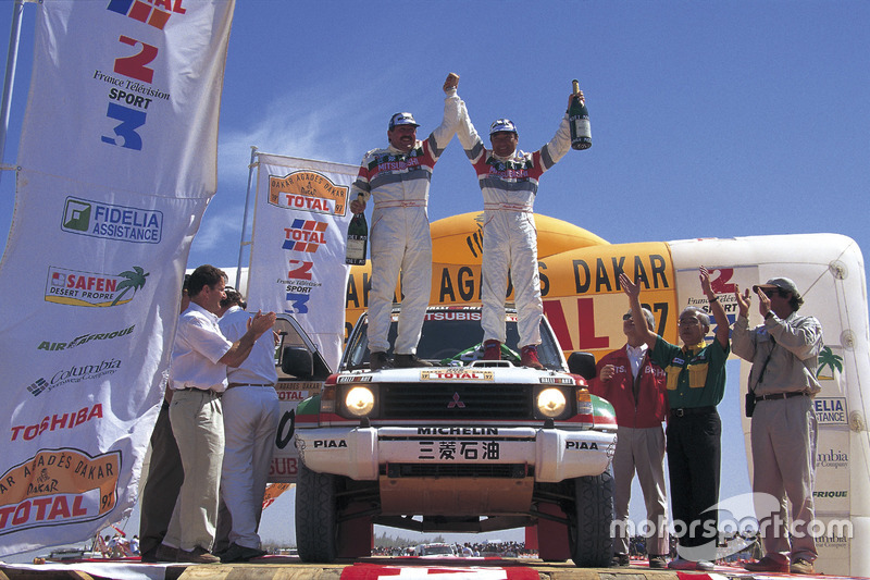 Kenjiro Shinozuka, Henri Magne, Mitsubishi Pajero