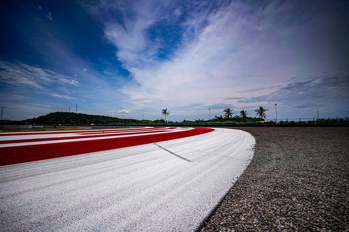 Aspectos de la pista de Mandalika