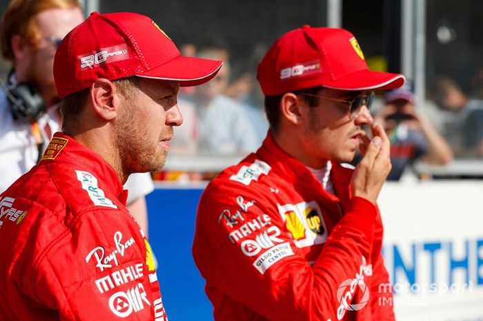 Charles Leclerc e Sebastian Vettel 