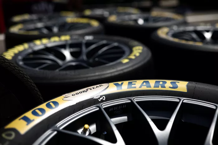 Goodyear Eagle tire detail