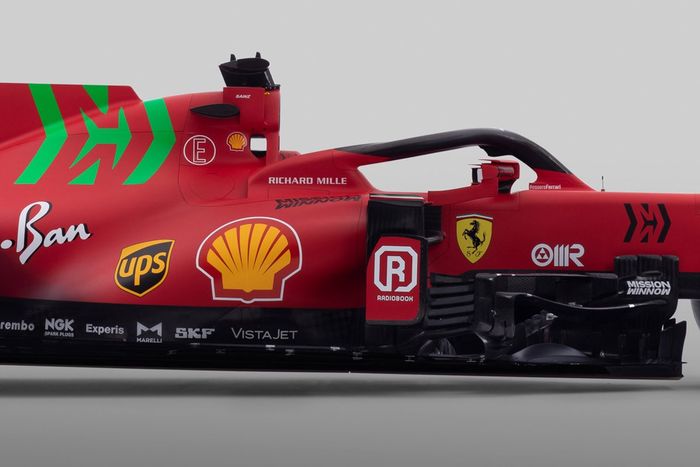 Detalle del Ferrari SF21