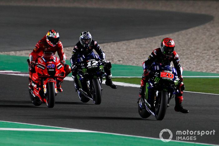 Fabio Quartararo, Yamaha Factory Racing, Maverick Vinales, Yamaha Factory Racing, Jack Miller, Ducati Team