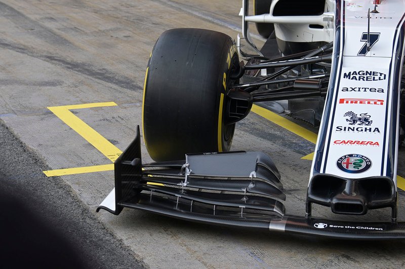 Alfa Romeo Racing C38, dettaglio