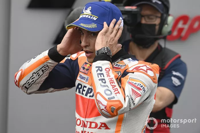 Ganador Marc Márquez, Repsol Honda Team en Parc Ferme