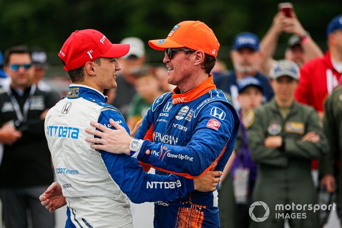 Ganador Alex Palou, Chip Ganassi Racing Honda, Scott Dixon, Chip Ganassi Racing Honda