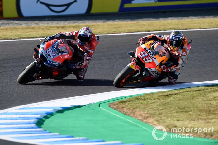Andrea Dovizioso, Ducati Team, Marc Marquez, Repsol Honda Team