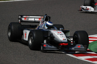 Mika Hakkinen, McLaren MP4-13 at Legends F1 30th Anniversary Lap Demonstration
