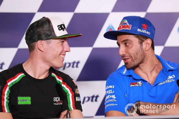 Aleix Espargaro y Andrea Iannone formarán la pareja de pilotos de Aprilia las dos próximas temporadas