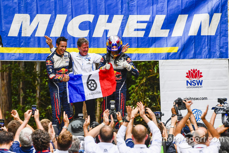 I Campioni 2018 del WRC Sébastien Ogier, Julien Ingrassia, Ford Fiesta WRC, M-Sport Ford, Malcolm Wilson