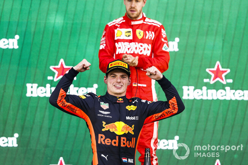 Pemenang balapan, Max Verstappen, Red Bull Racing