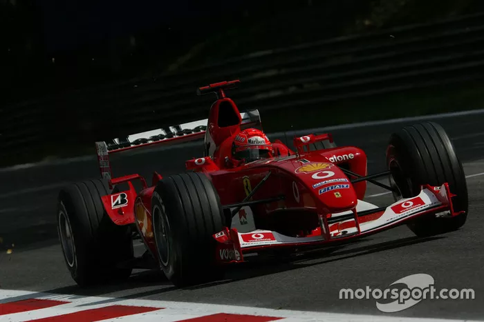A pole do GP da Itália de 2003 foi a 55ª de Schumacher na Fórmula 1