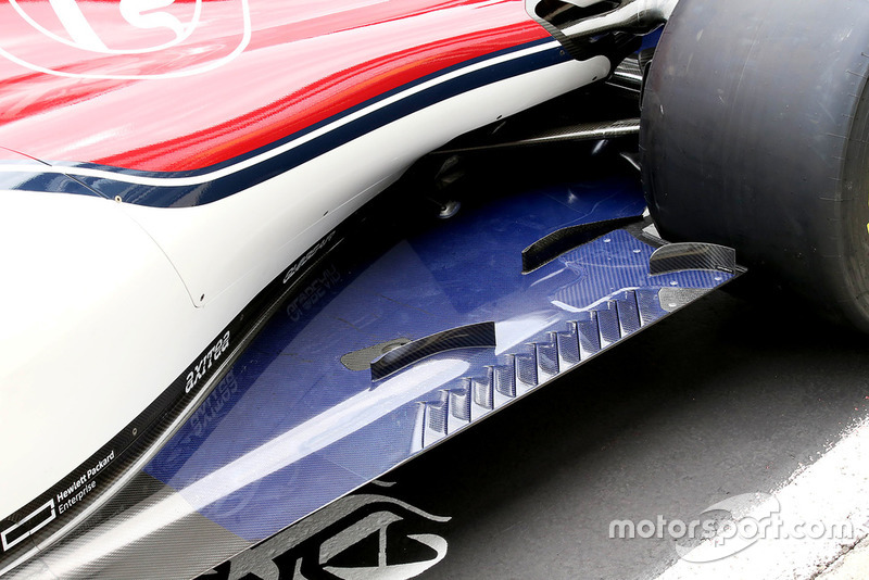 Sauber C37 vloer