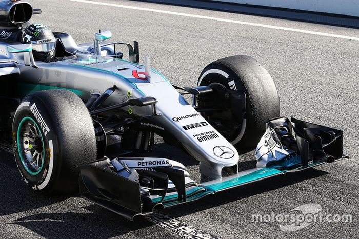 Nico Rosberg, Mercedes AMG F1 front wing