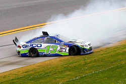 Casey Mears, Germain Racing Chevrolet crash