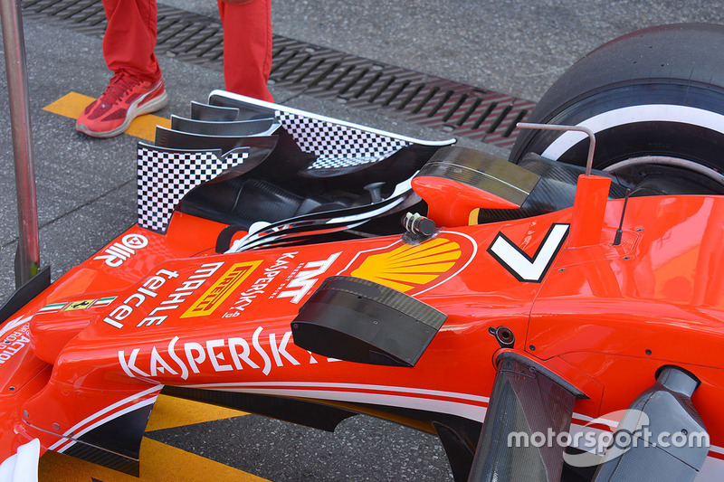 Ferrari SF16-H front nose detail