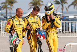 Nicky Catsburg, LADA Sport Rosneft, Lada Vesta, Hugo Valente, LADA Sport Rosneft, Lada Vesta, Gabriele Tarquini, LADA Sport Rosneft, Lada Vesta después de la calificación  MAC3