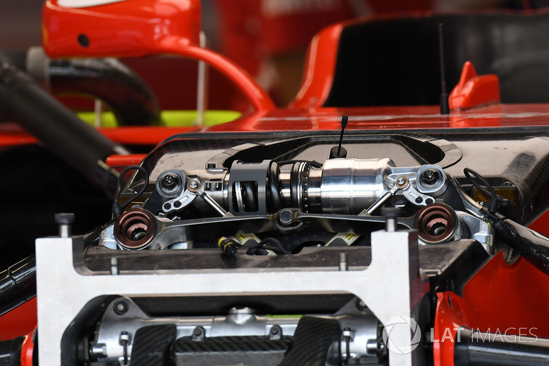 Suspension avant de la Ferrari SF70H