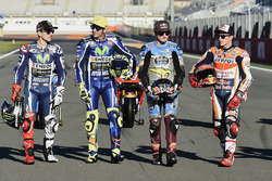 Jorge Lorenzo, Yamaha Factory Racing, Valentino Rossi, Yamaha Factory Racing, Jack Miller, Estrella Galicia 0,0 Marc VDS, Marc Marquez, Repsol Honda Team