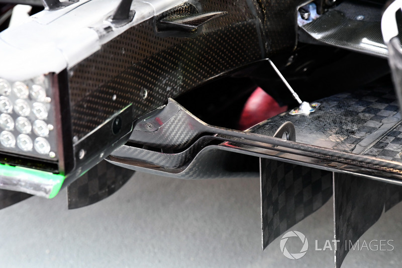 Ferrari SF70H rear diffuser detail