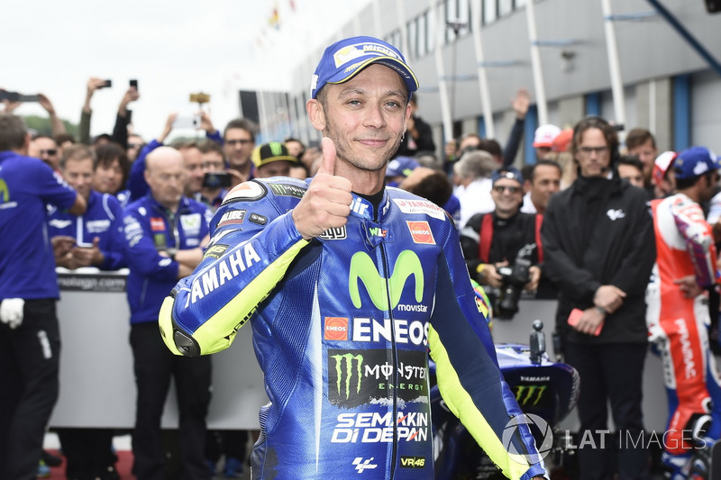 Race winner Valentino Rossi, Yamaha Factory Racing